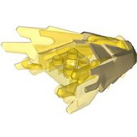 Lower Part Dragon Head Transparent Yellow