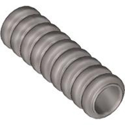 Corrugated Pipe 24MM Silver Metallic