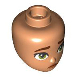 Mini Doll Head Number 341 Nougat
