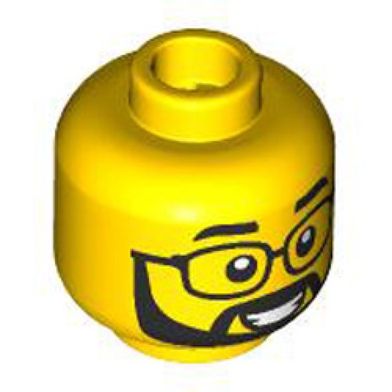 Mini Head Number 3917 Bright Yellow