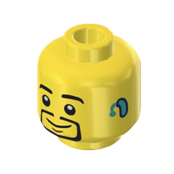 Mini Head Number 3921 Bright Yellow