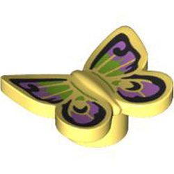 Butterfly Number 2 Cool Yellow