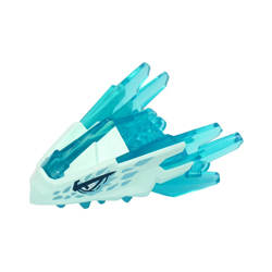 Creature Head Number 106 Transparent Light Blue
