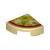 1/4 Circle Tile 1x1 Number 3 Brick Yellow