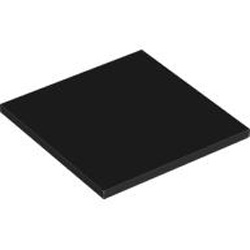 Flat Tile 6x6 Black