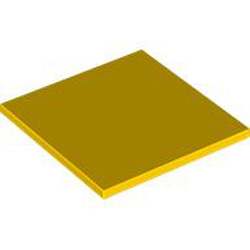 Flat Tile 6x6 Bright Yellow