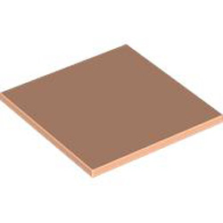Flat Tile 6x6 Light Nougat