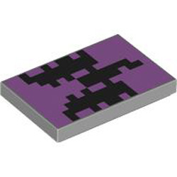 Flat Tile 2x3 Number 105 Medium Stone Grey
