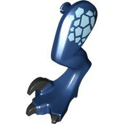 Left Animal Leg Number 19 Earth Blue