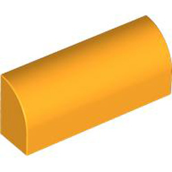 Brick 1x4x1 1/3 Flame Yellowish Orange