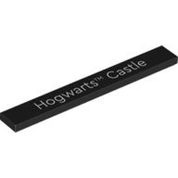 Flat Tile 1x8 Number 101 Black
