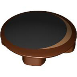 Slide Shoe Round 2x2 Number 28 Reddish Brown