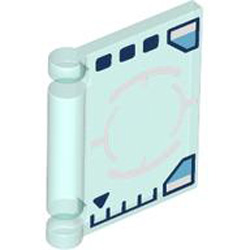Book Number 43 Transparent Light Blue