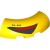 1/4 Arch Brick 3x3 with Cutout Number 3 Bright Yellow