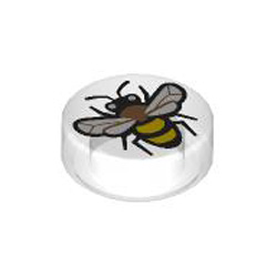 Flat Tile 1x1 Round Number 330 Transparent