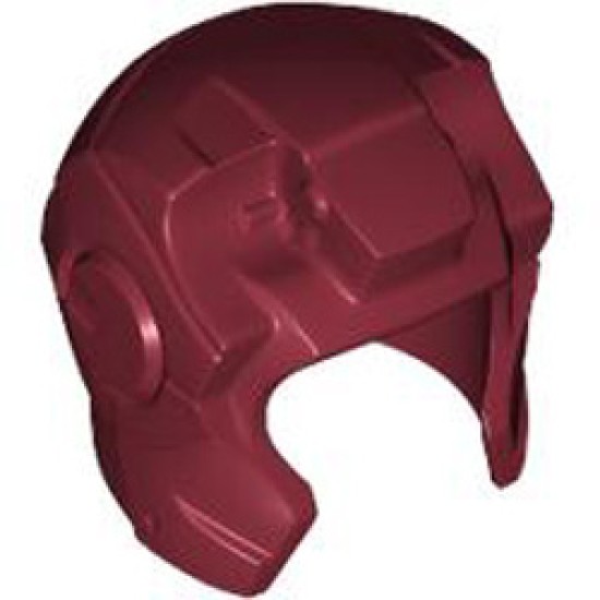 Helmet Number 5 Dark Red