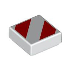 Flat Tile 1x1 Number 315 White