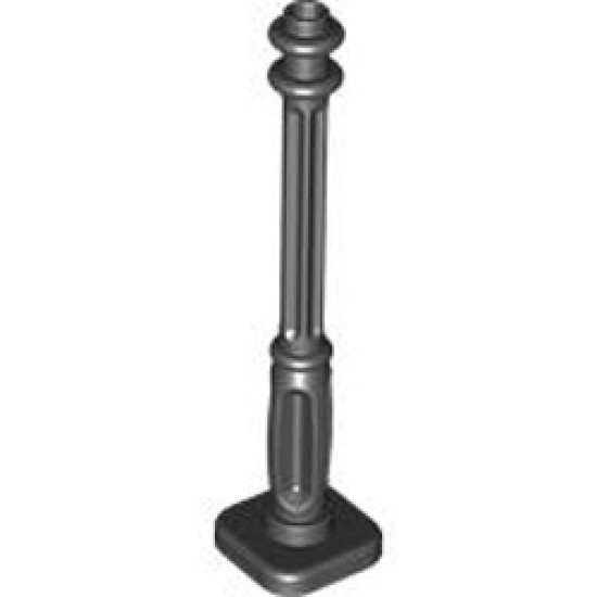 Lamppost 2x2x7 Black