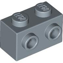Brick 1x2 with 2 Knobs Sand Blue