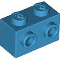 Brick 1x2 with 2 Knobs Dark Azur