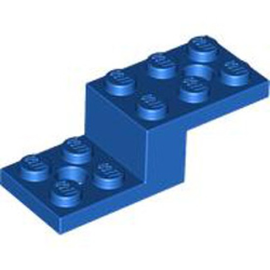 Stone 1x2x1 1/3 with 2 Plates 2x2 Bright Blue