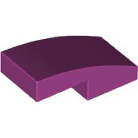 Plate with Bow 1x2x2/3 Bright Reddish Violet