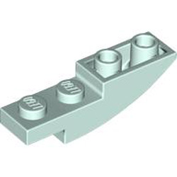 Brick 1x4x1 Inverted Bow Aqua