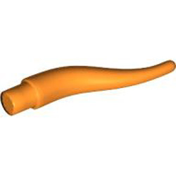 Horn 2.5M Diameter 3.2 with Shaft Bright Orange