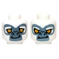 Mini Head Number 1207 White