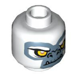 Mini Head Number 1207 White