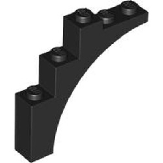 Brick with Bow 1x5x4 Black