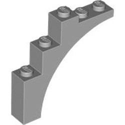 Brick with Bow 1x5x4 Medium Stone Grey