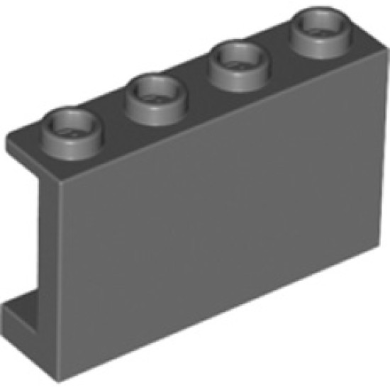 Wall Element 1x4x2 Dark Stone Grey