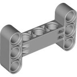 Beam I-Frame 3x5 90 Degree Hole A 4.85 Medium Stone Grey