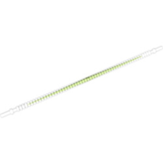 Flexhose 19M with 3.18 Stick Transparent White (Clear) with Inner Bright Green