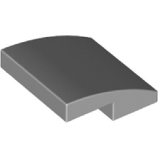 Plate with Bow 2x2x2/3 Medium Stone Grey