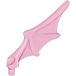 Animal Wing with Shaft 4MM Transparent Medium Reddish Violet