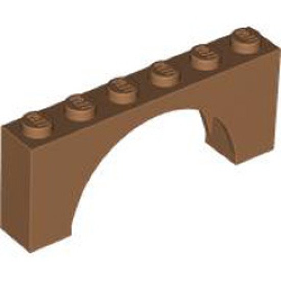 Brick with Inside Bow 1x6x2 Medium Nougat