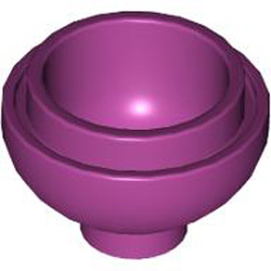 Dome 2x2 Inverted with One Stud Bright Reddish Violet