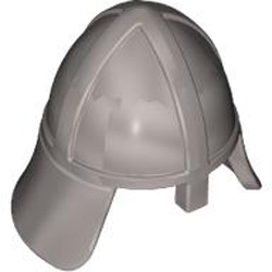 Mini Knights Helmet Number 1000 Silver Ink