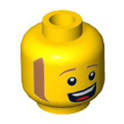 Mini Head Number 1329 Bright Yellow