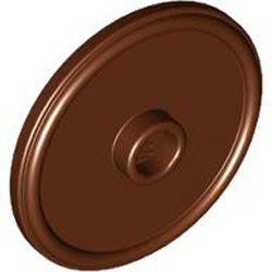 Round Shield Reddish Brown