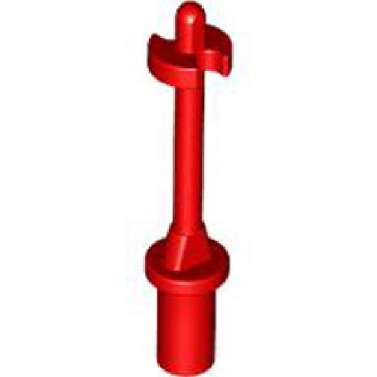 Ski Stick 3M with Shaft Diameter 3.2 Bright Red