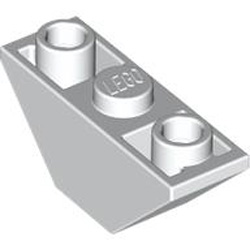 Double Inverted Roof Tile 1x3/45 Degree White