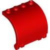 Wall with Bow 3x4x3 with 3.2 Schaft Bright Red