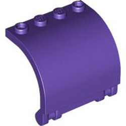 Wall with Bow 3x4x3 with 3.2 Schaft Medium Lilac