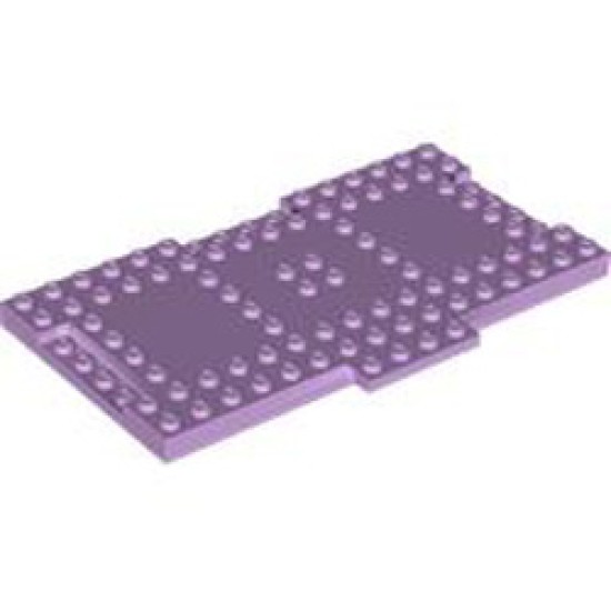 Plate 8x16x6, 4MM with Wing Lavender