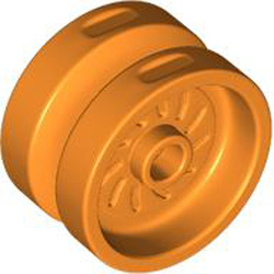 Rim Diameter18x12 with Cross and Stud Bright Orange