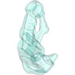 Head Trigger with Crosshole Transparent Light Blue