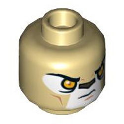 Mini Head Number 1601 Brick Yellow